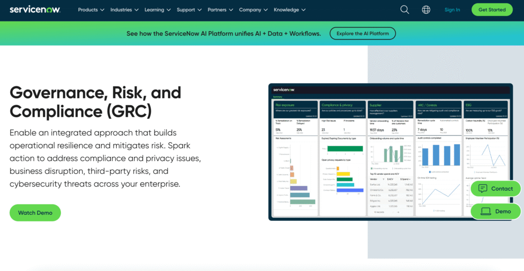 ServiceNow GRC